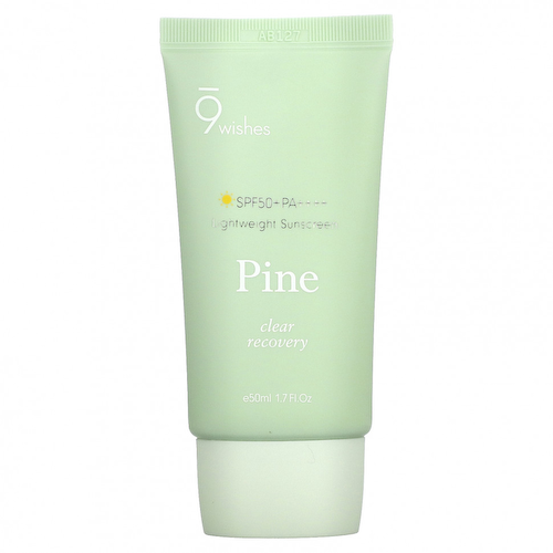 9Wishes, Pine, легкое солнцезащитное средство, SPF50 + PA ++++, 50 мл (1,7 жидк. Унции) #1
