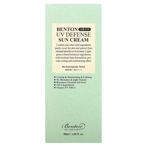 Benton, Air Fit UV Defense, солнцезащитный крем, SPF 50 / PA ++++, 50 мл (1,69 жидк. Унции) #1