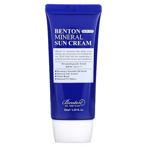 Benton, Минеральный солнцезащитный крем Skin Fit, SPF 50 / PA ++++, 50 мл (1,69 жидк. Унции) #1