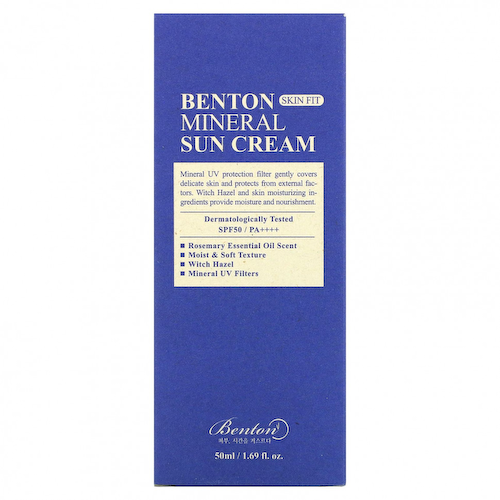 Benton, Минеральный солнцезащитный крем Skin Fit, SPF 50 / PA ++++, 50 мл (1,69 жидк. Унции) #1