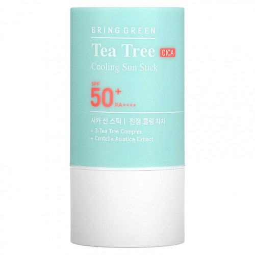 Bring Green, Охлаждающий солнцезащитный стик Tea Tree CICA, SPF 50+ PA ++++, 22 г (0,77 унции) #1
