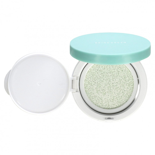 Bring Green, Tea Tree CICA Tone Up Sun Cushion, SPF 50+ PA ++++, 15 г (0,52 унции) #1