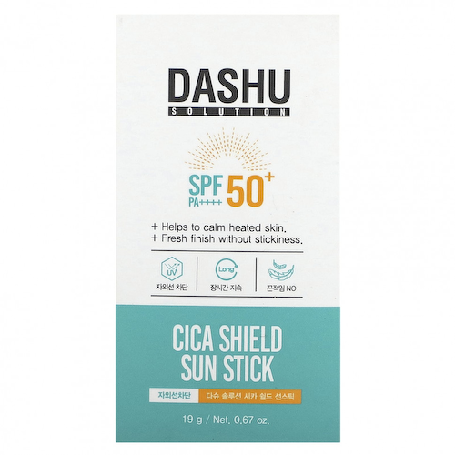 Dashu, Cica Shield, солнцезащитный стик, SPF 50+, 19 г (0,67 унции) #1