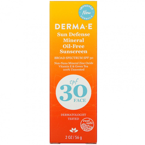 Derma E, Sun Defense, солнцезащитный крем без минеральных масел, SPF 30, без запаха, 56 г (2 унции) #1