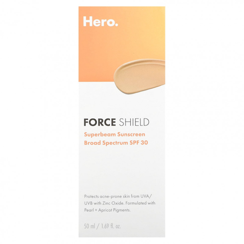 Hero Cosmetics, Force Shield, солнцезащитное средство Superbeam, SPF 30, 50 мл (1,69 жидк. Унции) #1
