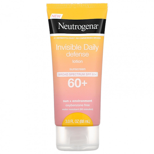 Neutrogena, Invisible Daily Defense, солнцезащитный лосьон, SPF 60+, 88 мл (3 жидк. Унции) #1