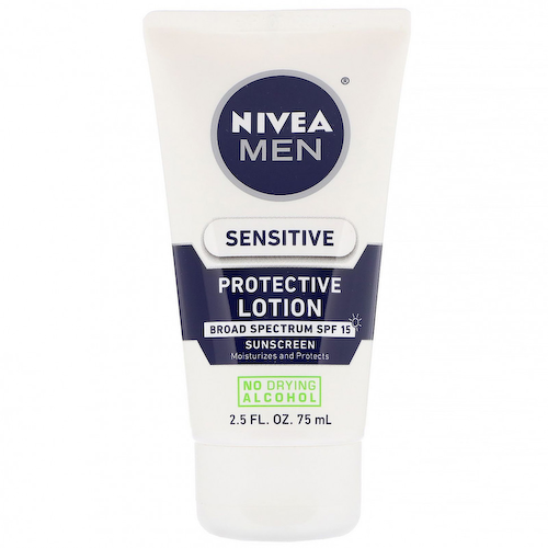 Nivea, Защитный лосьон для мужчин, для чувствительной кожи, SPF 15, 75 мл (2,5 жидк. унции) #1