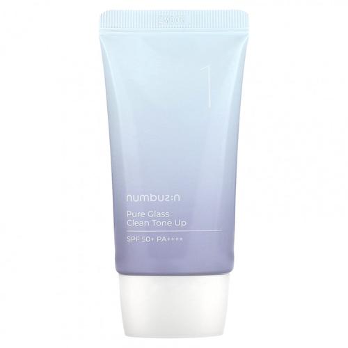 Numbuzin, Pure Glass Clean Tone Up, SPF 50+ PA ++++, № 1, 50 мл (1,69 жидк. Унции) #1