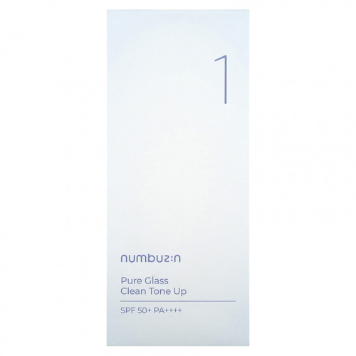 Numbuzin, Pure Glass Clean Tone Up, SPF 50+ PA ++++, № 1, 50 мл (1,69 жидк. Унции) #1