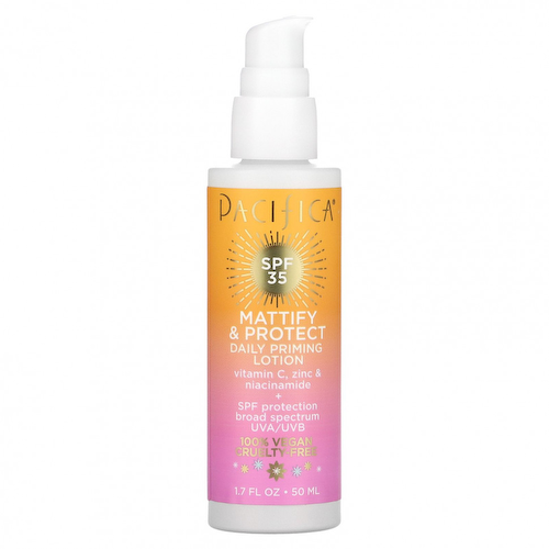 Pacifica, Mattify & Protect, ежедневный прайм-лосьон, SPF 35, 50 мл (1,7 жидк. Унции) #1