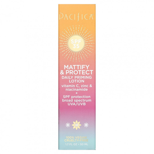 Pacifica, Mattify & Protect, ежедневный прайм-лосьон, SPF 35, 50 мл (1,7 жидк. Унции) #1