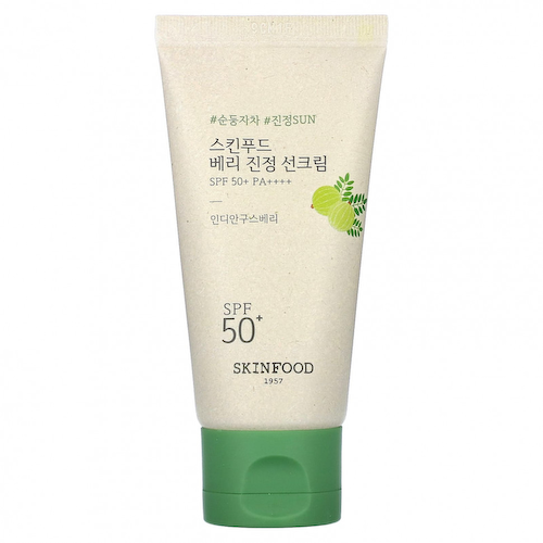 SKINFOOD, Успокаивающий солнцезащитный крем с ягодами, SPF50 + PA ++++, 50 мл (1,69 жидк. Унции) #1