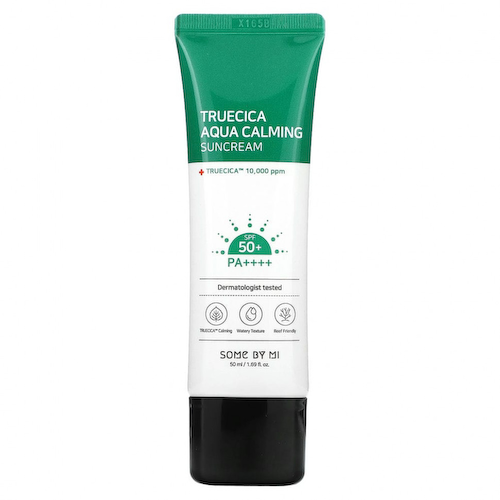 SOME BY MI, Truecica Aqua Calming, солнцезащитное средство, SPF 50+ PA ++++, 50 мл (1,69 жидк. Унции) #1