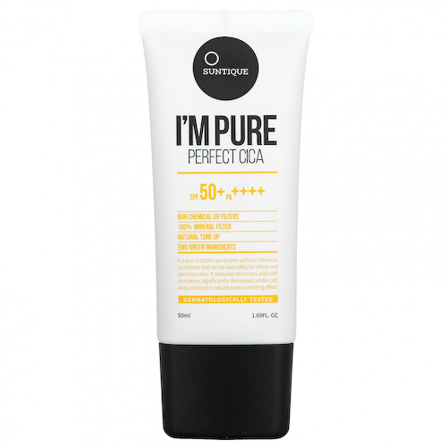 Suntique, I'm Pure Perfect Cica, SPF 50+ PA ++++, 50 мл (1,69 жидк. Унции) #1