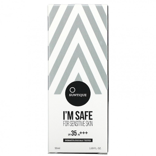 Suntique, I'm Safe For Sensitive Skin, SPF 35 PA +++, 50 мл (1,69 жидк. Унции) #1
