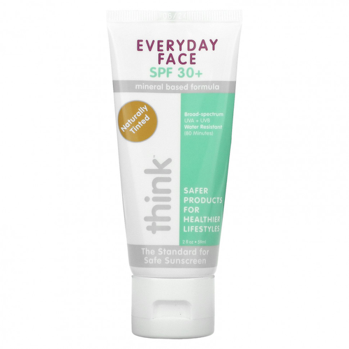 Think, Thinksport, ежедневный крем для лица, SPF 30+, естественный оттенок, 59 мл (2 унции) #1