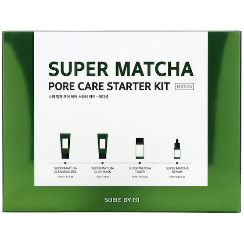 Some By Mi, Super Matcha Pore Care, стартовый набор с матчей для очищения пор, 4 предмета #1