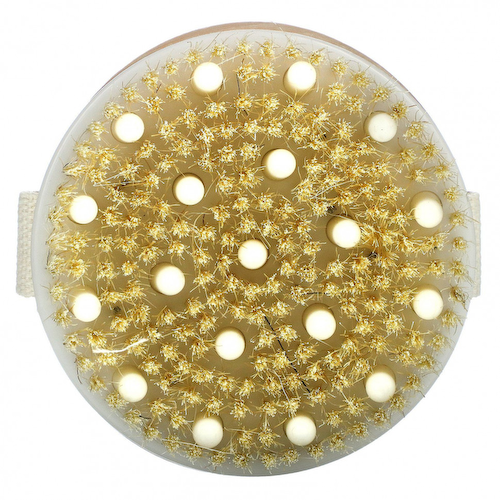 Beauty By Earth, Dry Brushing Body Brush, 1 Round Body Brush #1