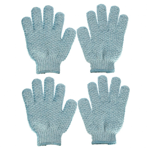 Beauty By Earth, Exfoliating Gloves, Heavy Exfoliation, 2 Pairs #1