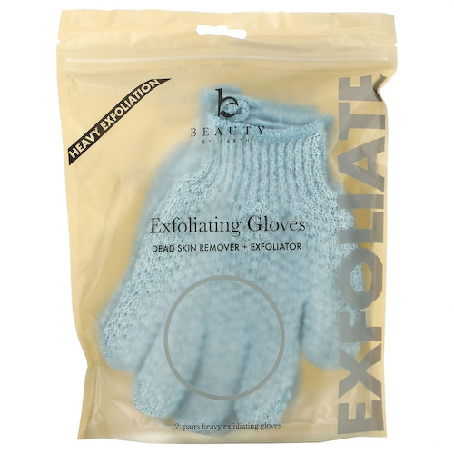 Beauty By Earth, Exfoliating Gloves, Heavy Exfoliation, 2 Pairs #1