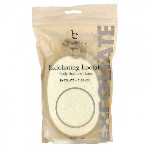 Beauty By Earth, Exfoliating Loofah, 2 Loofah Pads #1