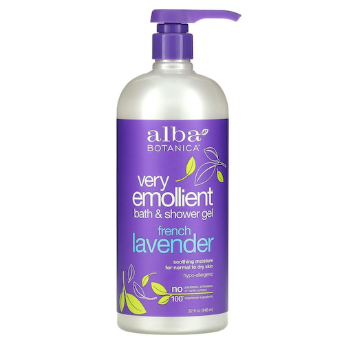 Alba Botanica, Смягчающий гель для душа, французская лаванда, 32 жидкие унции (946 мл) #1