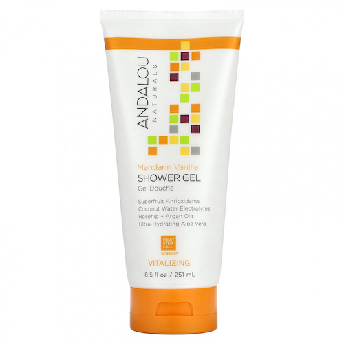 Andalou Naturals, Гель для душа, оживляющий, с мандарином и ванилью, 251 мл (8,5 жидк. Унции) #1