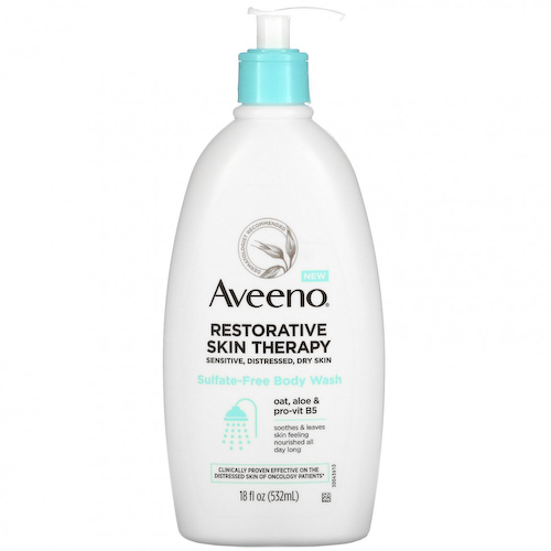 Aveeno, Restorative Skin Therapy, гель для душа без сульфатов, 532 мл (18 жидк. Унций) #1