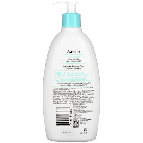 Aveeno, Restorative Skin Therapy, гель для душа без сульфатов, 532 мл (18 жидк. Унций) #1