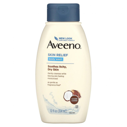 Aveeno, Skin Relief Gentle Scent Body Wash, Nourishing Coconut, 12 fl oz (354 ml) #1