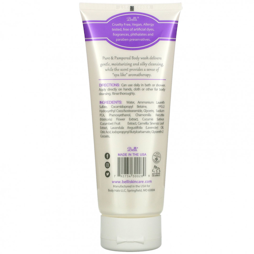 Belli Skincare, Гель для душа с эффектом очищения, 191 мл (6,5 жидк. Унции) #1