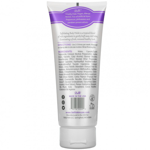Belli Skincare, Отшелушивающий лак для тела, 6,5 жидких унций (191 мл) #1