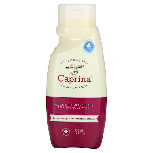 Caprina, Fresh Goat's Milk, Невероятное средство для мытья тела, оригинальная формула, 16,9 жидких унций (500 мл) #1