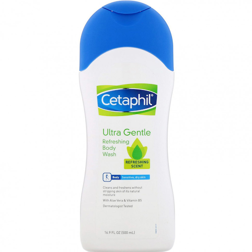 Cetaphil, Ultra Gentle, освежающий гель для душа, свежий аромат, 500 мл #1
