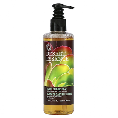 Desert Essence, Кастильское жидкое мыло с чистым маслом австралийского чайного дерева, 250 мл (8,5 жидк. Унции) #1