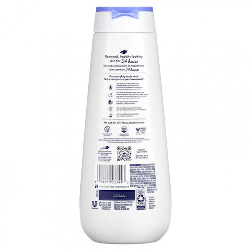 Dove, Anti-Stress, гель для душа, синяя ромашка и овсяное молоко, 591 мл (20 жидк. Унций) #1