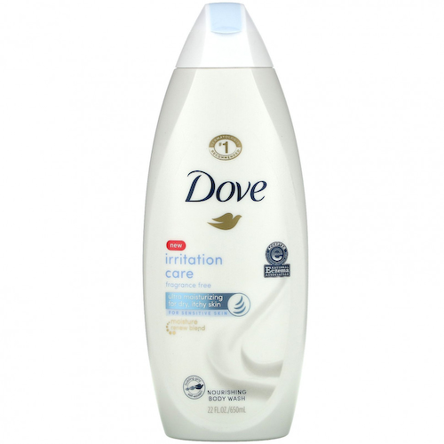 Dove, Питательный гель для душа, средство против раздражения, без отдушек, 650 мл (22 жидк. Унции) #1