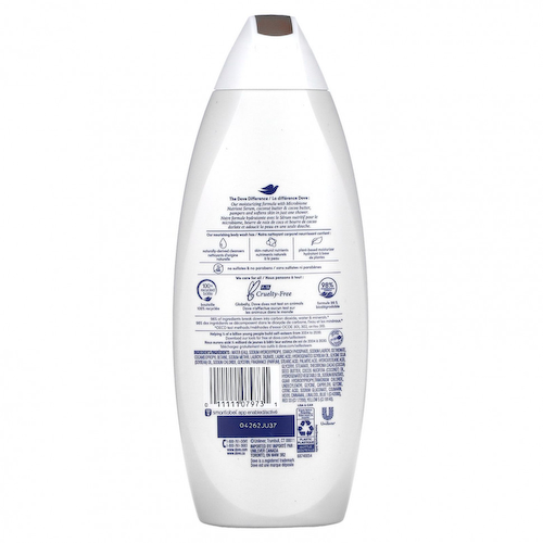 Dove, Восстанавливающее гель для душа, с кокосом и маслом какао, 650 мл (22 жидк. Унции) #1