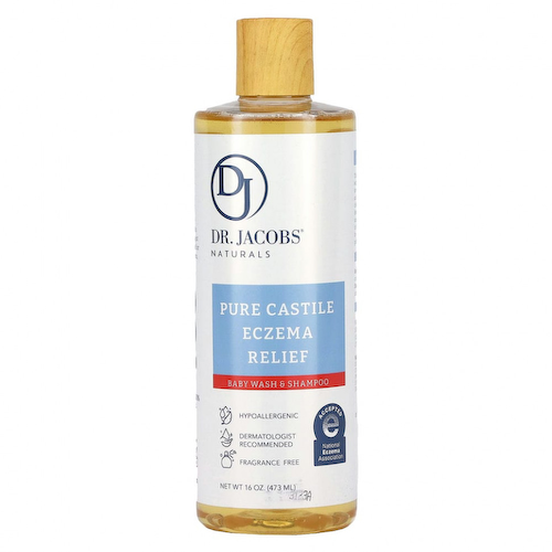 Dr. Jacobs Naturals, Pure Castile Eczema Relief, гель для душа и шампунь, 473 мл (16 унций) #1
