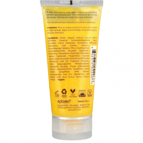 Epicuren Discovery, Rosemary Lave, 2.5 fl oz (74 ml) #1
