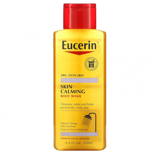 Eucerin, Успокаивающий кожу гель для душа, для сухой и раздраженной кожи, без запаха, 8,4 ж.унц. (250 мл) #1