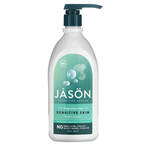 Jason Natural, Гель для душа, для чувствительной кожи, без отдушек, 887 мл (30 жидк. Унций) #1