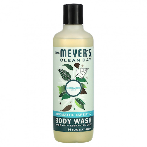 Mrs. Meyers Clean Day, Ароматерапевтическое гель для душа, береза, 473 мл (16 жидк. Унций) #1