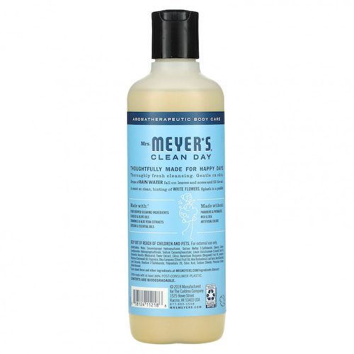 Mrs. Meyers Clean Day, Гель для душа, дождевая вода, 473 мл (16 жидк. Унций) #1