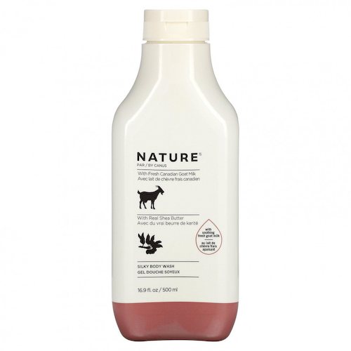 Nature by Canus, Fresh Goat Milk, шелковистое гель для душа, масло ши, 500 мл (16,9 жидк. Унции) #1