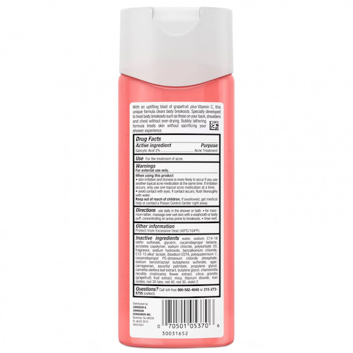 Neutrogena, Body Clear, Гель для душа, Розовый грейпфрут, 8,5 унции (250 мл) #1