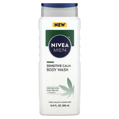 Nivea, Для мужчин, гель для душа, успокаивающее средство для чувствительной кожи, 500 мл (16,9 жидк. Унции) #1