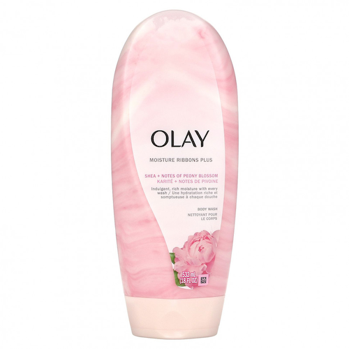 Olay, Гель для душа с увлажняющими лентами, ши и нотки пиона, 532 мл (18 жидк. Унций) #1