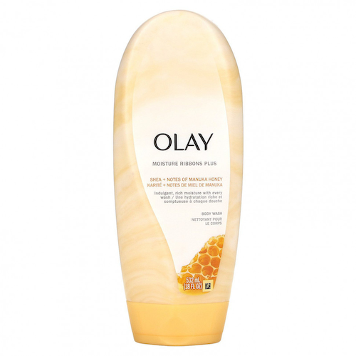 Olay, Гель для душа с увлажняющими лентами, ши и мед манука, 532 мл (18 жидк. Унций) #1
