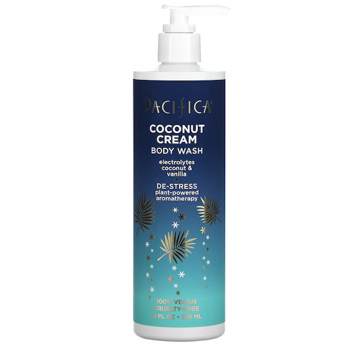Pacifica, Coconut Cream, гель для душа, с кокосом и ванилью, 355 мл (12 жидк. Унций) #1